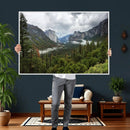Yosemite Valley Wall Art Canvas Print – Misty Mountain by MyGreatCanvas | Canvas Wall Art Prints | Photo Prints & Wall Decor