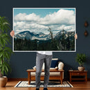 Mountain Forest Wall Art Canvas Print, Alpine Pine Tree by MyGreatCanvas | Canvas Wall Art Prints | Photo Prints & Wall Decor