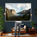 Yosemite Valley Mountain Wall Art Canvas Print, Granite by MyGreatCanvas | Canvas Wall Art Prints | Photo Prints & Wall Decor