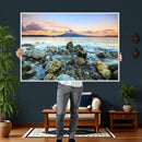 Mayon Volcano Seascape Wall Art Canvas Print, Tropical Ocean by MyGreatCanvas | Canvas Wall Art Prints | Photo Prints & Wall Decor