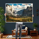 Yosemite Valley River Wall Art Canvas Print by MyGreatCanvas | Canvas Wall Art Prints | Photo Prints & Wall Decor