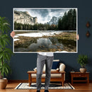 Yosemite Valley Mountain Wall Art Canvas Print, Granite by MyGreatCanvas | Canvas Wall Art Prints | Photo Prints & Wall Decor