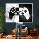 Abstract Gaming Controller Wall Art Canvas Print by MyGreatCanvas | Canvas Wall Art Prints | Photo Prints & Wall Decor
