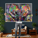 Graffiti Football Helmets Wall Art Canvas Print, Urban by MyGreatCanvas | Canvas Wall Art Prints | Photo Prints & Wall Decor
