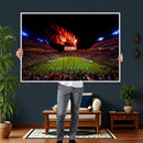 Auburn Stadium Wall Art Canvas Print, College Football Night by MyGreatCanvas | Canvas Wall Art Prints | Photo Prints & Wall Decor