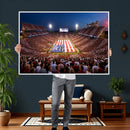 Oklahoma Memorial Stadium Wall Art Canvas Print – Oklahoma