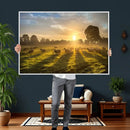 Sheep Wall Art Canvas Print – Rural Farm Animal Artwork by MyGreatCanvas | Canvas Wall Art Prints | Photo Prints & Wall Decor
