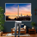 Washington DC Skyline Wall Art Canvas Print – Lincoln by MyGreatCanvas | Canvas Wall Art Prints | Photo Prints & Wall Decor
