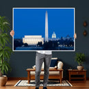 Washington DC Skyline Wall Art Canvas Print – Lincoln by MyGreatCanvas | Canvas Wall Art Prints | Photo Prints & Wall Decor