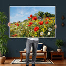 Wildflower Meadow Wall Art Canvas Print – Colorful Poppy and by MyGreatCanvas | Canvas Wall Art Prints | Photo Prints & Wall Decor