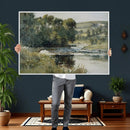 Edward Mitchell Bannister Streamside Wall Art Canvas Print by MyGreatCanvas | Canvas Wall Art Prints | Photo Prints & Wall Decor