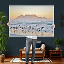 Seagulls Over Ocean Wall Art Canvas Print – Coastal Beach by MyGreatCanvas | Canvas Wall Art Prints | Photo Prints & Wall Decor