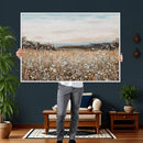 Neutral Wildflower Field Canvas Wall Art — Beige Earth Tone by MyGreatCanvas | Canvas Wall Art Prints | Photo Prints & Wall Decor