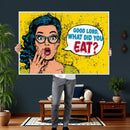 Pop Art Print Bathroom Sign Wall Art Canvas Print — Funny by MyGreatCanvas | Canvas Wall Art Prints | Photo Prints & Wall Decor
