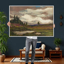 Gustav Macoun Heathland Canvas Print, Czech Landscape Oil by MyGreatCanvas | Canvas Wall Art Prints | Photo Prints & Wall Decor