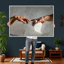 Funny Bathroom Wall Art Canvas, Creation of Toilet Paper by MyGreatCanvas | Canvas Wall Art Prints | Photo Prints & Wall Decor