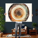 Natural Wood Slice Wall Art Canvas Print, Tree Ring Wall by MyGreatCanvas | Canvas Wall Art Prints | Photo Prints & Wall Decor
