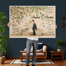Wedding Guest Book Alternative Wall Art Canvas Print, Personalized Wedding Signature Poster, Custom Couple Photo Guestbook Canvas by MyGreatCanvas | Canvas Wall Art Prints | Photo Prints & Wall Decor