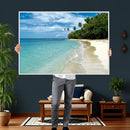 Puerto Rico Beach Paradise Wall Art – Tropical Coastal Print by MyGreatCanvas | Canvas Wall Art Prints | Photo Prints & Wall Decor
