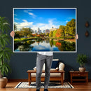 Charlotte Skyline Canvas Wall Art Print – North Carolina Cityscape Photography Print by MyGreatCanvas | Canvas Wall Art Prints | Photo Prints & Wall Decor