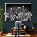 Charlotte Skyline Canvas Wall Art Print – North Carolina Cityscape Photography Print by MyGreatCanvas | Canvas Wall Art Prints | Photo Prints & Wall Decor