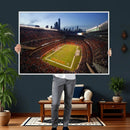 Chicago Bears Soldier Field Canvas Wall Art, NFL Stadium Panorama Print, Football Arena Photography for Sports Fans by MyGreatCanvas | Canvas Wall Art Prints | Photo Prints & Wall Decor