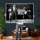 Led Zeppelin Live Concert Canvas Wall Art, Classic Rock Band Photography Print, Vintage Music Stage Performance Artwork by MyGreatCanvas | Canvas Wall Art Prints | Photo Prints & Wall Decor