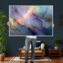 Colorful Abstract Canvas Wall Art Print, Vibrant Popup Color Art Print