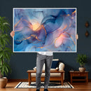 Colorful Abstract Canvas Wall Art Print, Vibrant Popup Color Art Print
