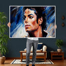Abstract Michael Jackson Photo Wall Art Canvas Print by MyGreatCanvas | Canvas Wall Art Prints | Photo Prints & Wall Decor