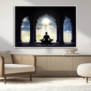 Women and Yoga Wall Art Canvas Print
