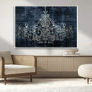 Dark Chandelier Wall Art Canvas Print by MyGreatCanvas | Canvas Wall Art Prints | Photo Prints & Wall Decor