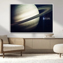 Framed Saturn Wall Art Canvas Print