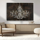 Rustic Chandelier Canvas Print by MyGreatCanvas | Canvas Wall Art Prints | Photo Prints & Wall Decor