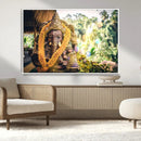 Hinduism Statue Wall Art Canvas Print