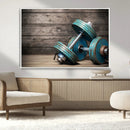 Dambell and Sport Wall Art Canvas Print by MyGreatCanvas | Canvas Wall Art Prints | Photo Prints & Wall Decor