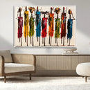 Abstract African Women Wall Art Canvas Print by MyGreatCanvas | Canvas Wall Art Prints | Photo Prints & Wall Decor