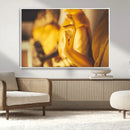 Gold Buddha Statue Hands Wall Art Canvas Print by MyGreatCanvas | Canvas Wall Art Prints | Photo Prints & Wall Decor