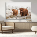 Longhorn Cattle Wall Art Canvas Print, Framed Farmhouse by MyGreatCanvas | Canvas Wall Art Prints | Photo Prints & Wall Decor