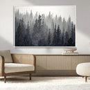 Misty Forest Canvas Wall Art – Monochrome Triptych Pine Tree by MyGreatCanvas | Canvas Wall Art Prints | Photo Prints & Wall Decor