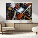 Spices and Seasonings Canvas Wall Art – Colorful Triptych by MyGreatCanvas | Canvas Wall Art Prints | Photo Prints & Wall Decor