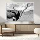 Longhorn Wall Art Canvas Print, Framed Ranch Wall Art Canvas by MyGreatCanvas | Canvas Wall Art Prints | Photo Prints & Wall Decor