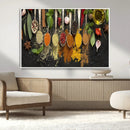Kitchen Spice Wall Art Canvas Print