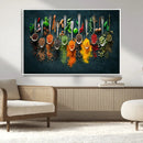 Colorful Spices Canvas Wall Art – Vibrant Kitchen Decor by MyGreatCanvas | Canvas Wall Art Prints | Photo Prints & Wall Decor