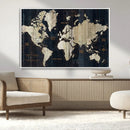 World Map Canvas Print – Detailed Map of the World Wall Art by MyGreatCanvas | Canvas Wall Art Prints | Photo Prints & Wall Decor