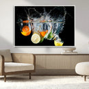 Kitchen Wall Art, Kitchen Fruits Art Canvas Print