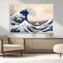 Wall Art Kanagawa Canvas Artwork Abstract Print