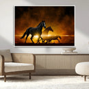 Horse Wall Art Canvas Print, Multi Panel Animal Canvas Print