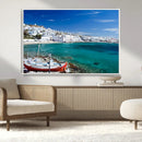 Santorini Wall Art Canvas Print