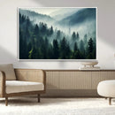 Captivating Misty Forest Wall Art Premium Canvas Print a by MyGreatCanvas | Canvas Wall Art Prints | Photo Prints & Wall Decor